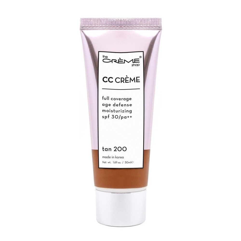 The Creme Shop CC Creme Women 1.69oz Tan 200 NWOT SPF 30 Foundation BBTA200
